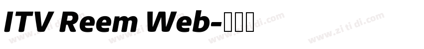 ITV Reem Web字体转换 ITV Reem Web字体转换